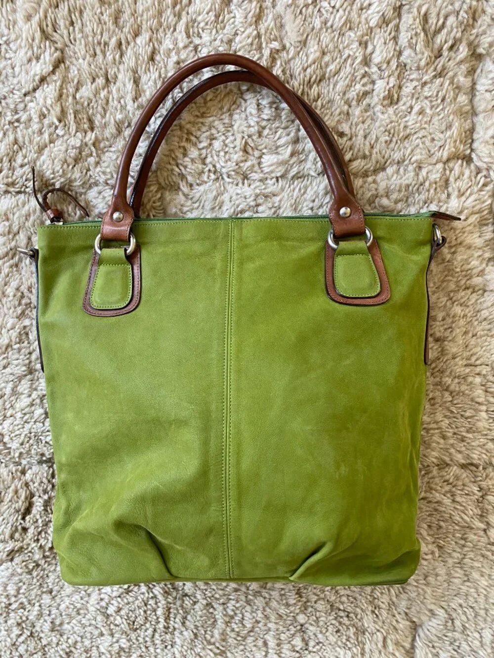 Letorri Leather Handbag Made in Italy - Picture 4 of 15